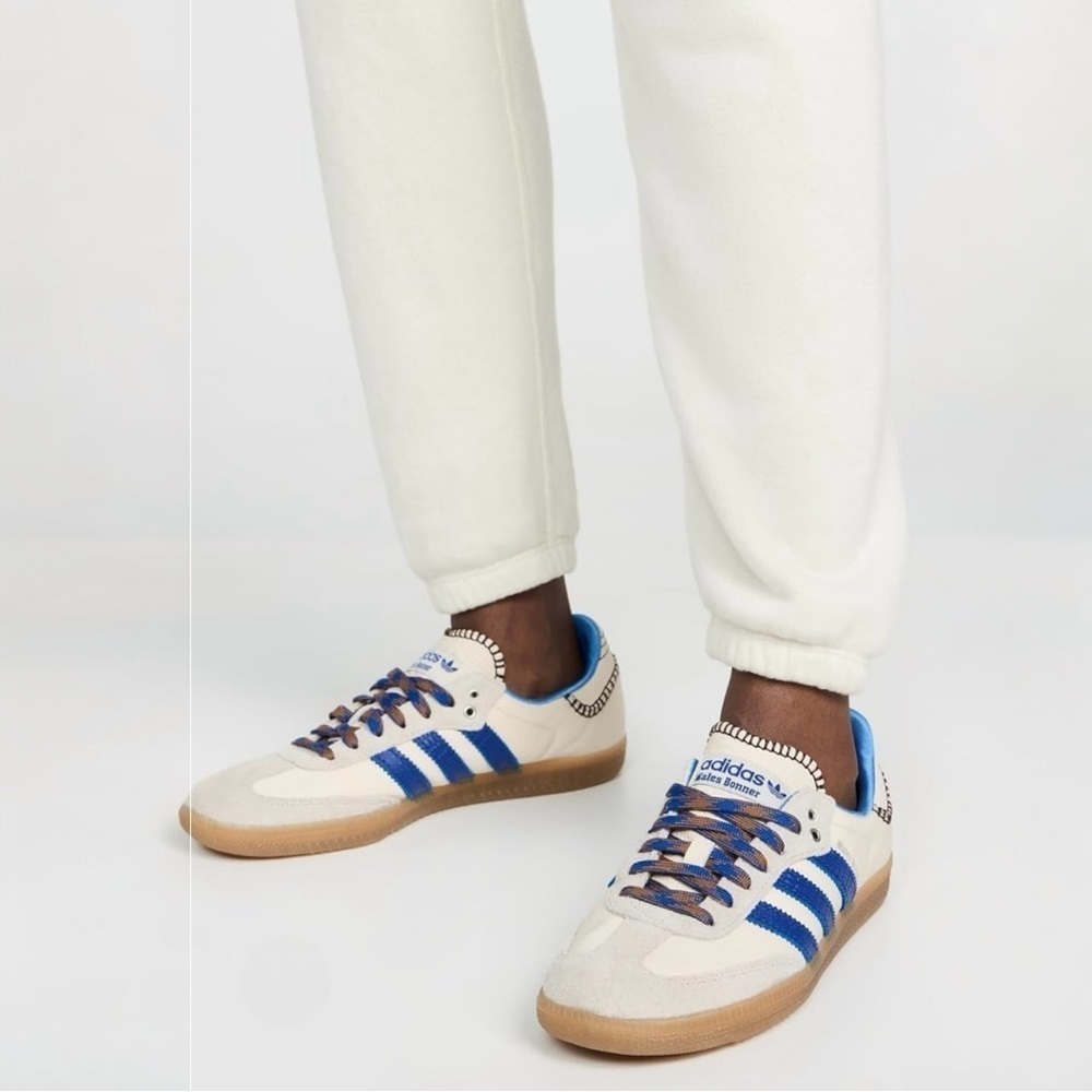 Adidas × Wales Bonner Samba Wonder Clay Royal Blue Women’s sneakers Size 4.5 NEW - Picture 2 of 15